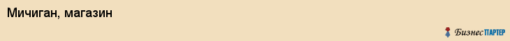 Мичиган, магазин, Владивосток